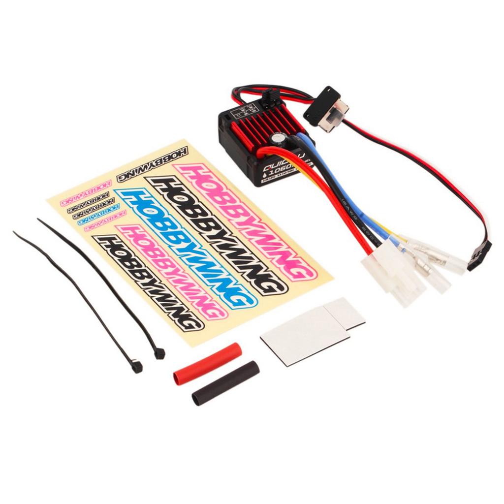 HobbyWing QuicRun 1060 60A Brushed Electronic Speed Controller ESC for 1/10 RC Car