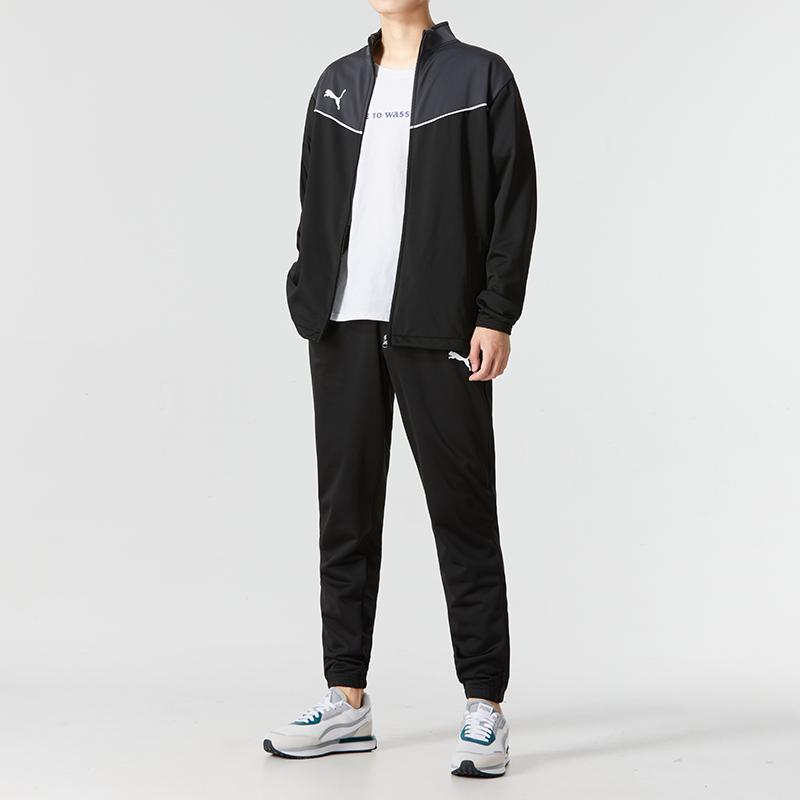 Puma Мужские спортивные костюмы Individual Rise Woven Tracksuit Черный 657534-03