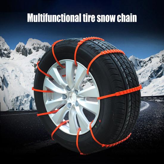 Колесная цепь, широкое применение, устойчивые к коррозии многоразовые автомобильные зимние шины, колеса, цепь противоскольжения для дорожных поездок
