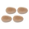 4Pcs Detangling Hairbrush Wheat Straw Soft Teeth Round Handle Dry Wet Scalp Massaging Hair Comb