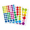 Bright Round Stickers from 1 To 2 Cm 122 Pieces
