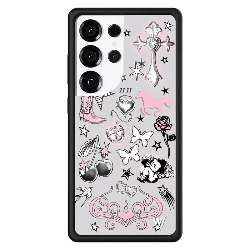 Чехол для телефона Wildflower Girls Nessa Barrett для Samsung S23 S24 S25 S26 Ultra wf Girls Sandy Liang Звезда мультяшный ударопрочный чехол