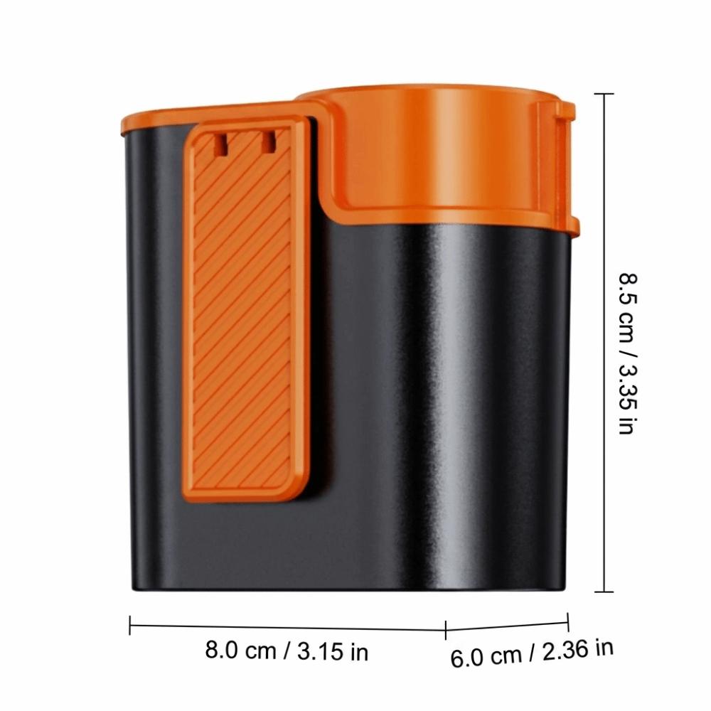 Strong Airflow Waist Clip Fan LED Display Mini Cooling Fan Waist-mounted Fan Evening Trips