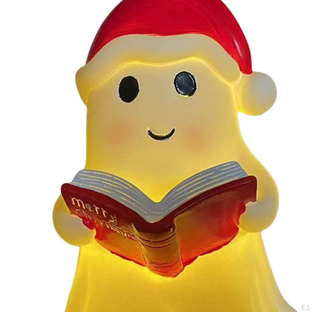 Лампа для чтения книги, новинка, фигурка, декор на Хэллоуин, креативный жуткий светодиодный ночник для камина