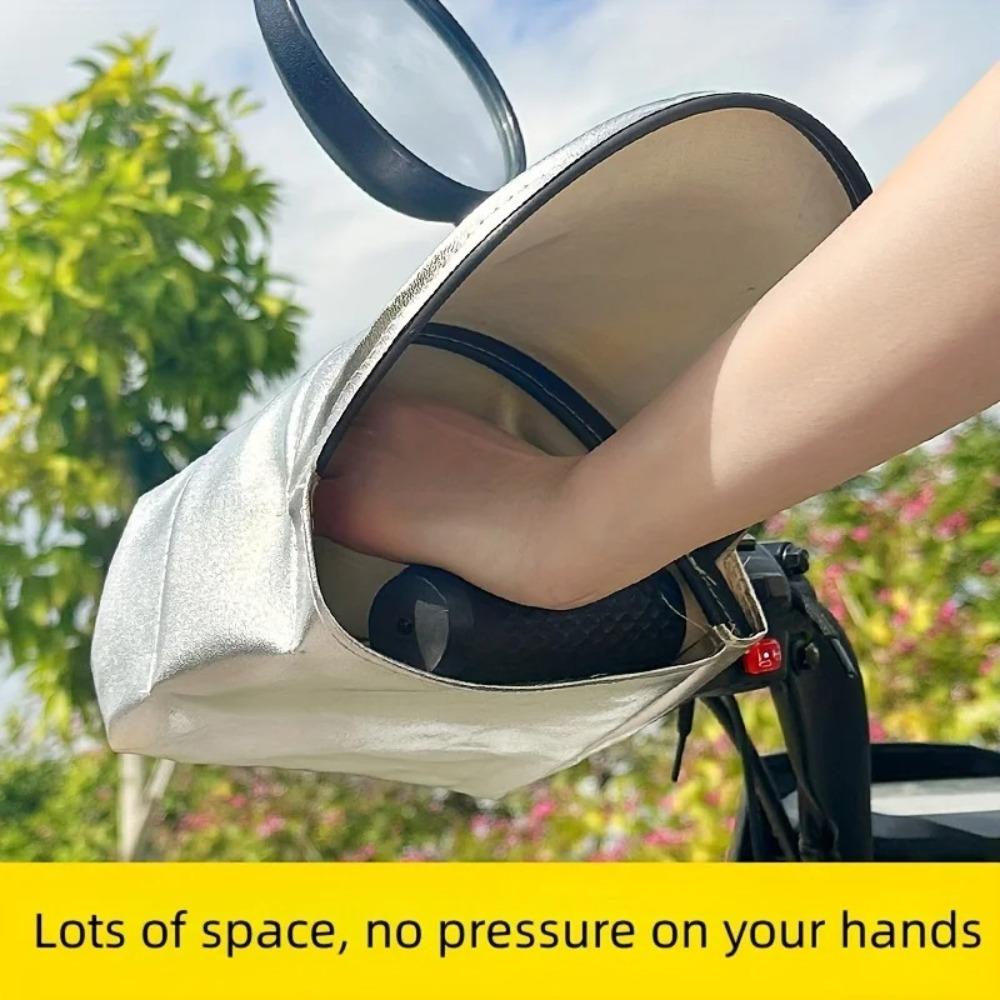 Heat Shading Windshield Handle Sunscreen Heat Shading Gloves Electric Car Handlebar Cover