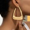 Fashionable Large Hollow Triangle Earrings for Women, Fashionable and Elegant Large Earrings for Women, Fashionable Jewelry Accessories for Women