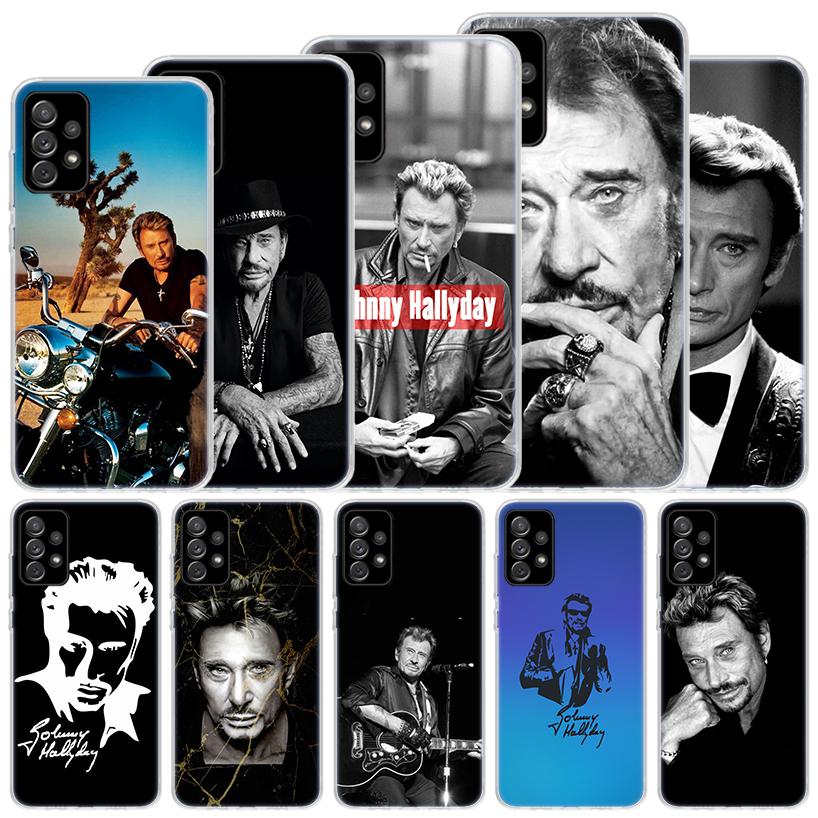 Мягкий чехол для телефона Johnny Hallyday для Samsung Galaxy A51 A71 A50 A70 A21S Чехол для телефона A30 A20E A10 A31 A41 A6 A7 A8 A9 Оболочка Coque