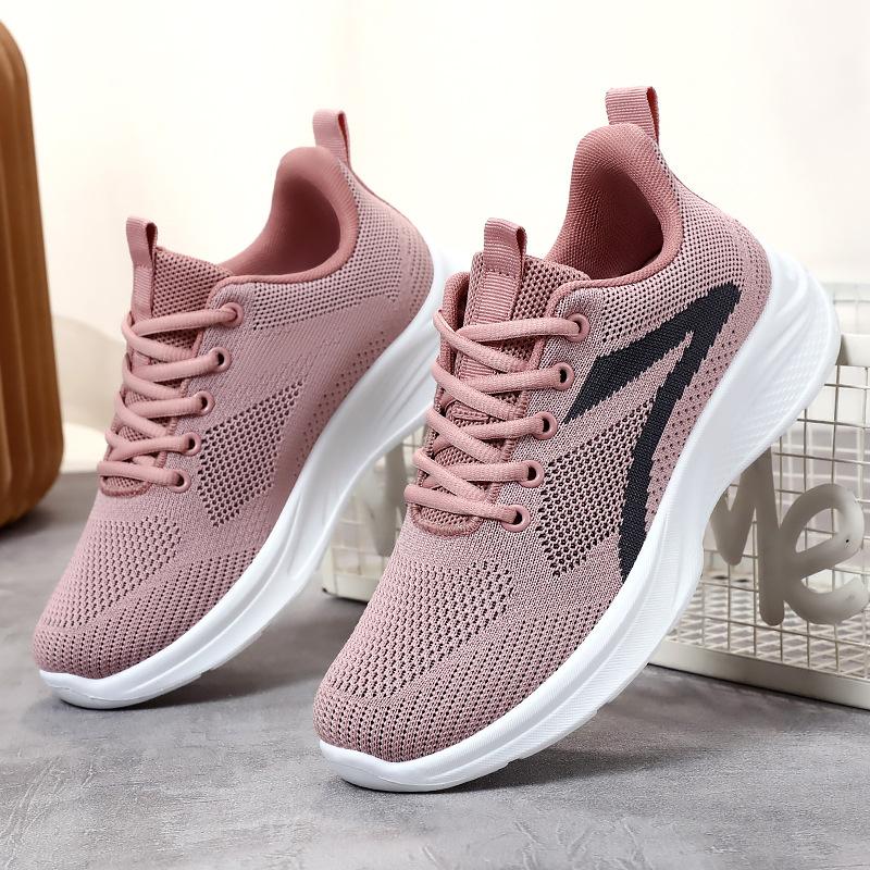 Модные весенне-осенние новые сетчатые повседневные кроссовки для женщин, модные дизайнерские спортивные дышащие туфли, женские, цветные, Zapatos Mujer