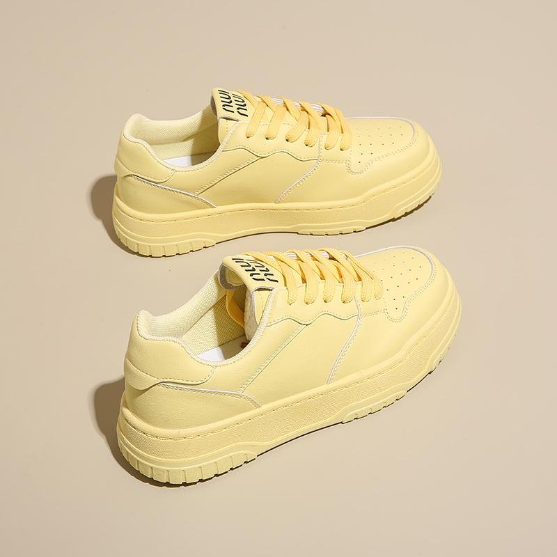 CRLAYDK Sneakers for Women Casual Fashion Platform PU Leather Low Top Classic Shoes Comfortable Skate Walking Sports Tennis