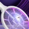2-in-1 Fly Swatter USB Rechargeable Mosquito Killer Lamp Electric Mosquito Swatter  Home