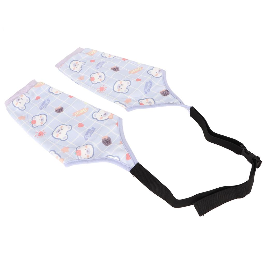 Dog Elbow Brace Thickened Soft Breathable Prevent Licking Wearable Dog Surgery Recovery Sleeve for Front Legs Purple