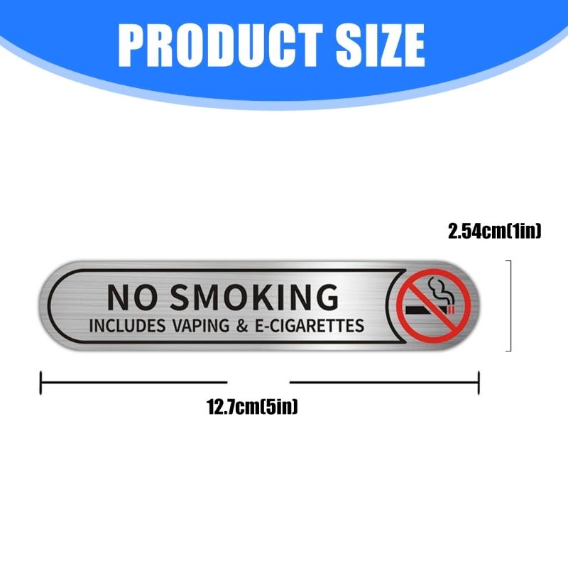 20 шт. Автомобильные предупреждающие наклейки Знак «Не курить» Предупреждающая маркировка Высокая видимость ПВХ наклейки для помещений и улицы