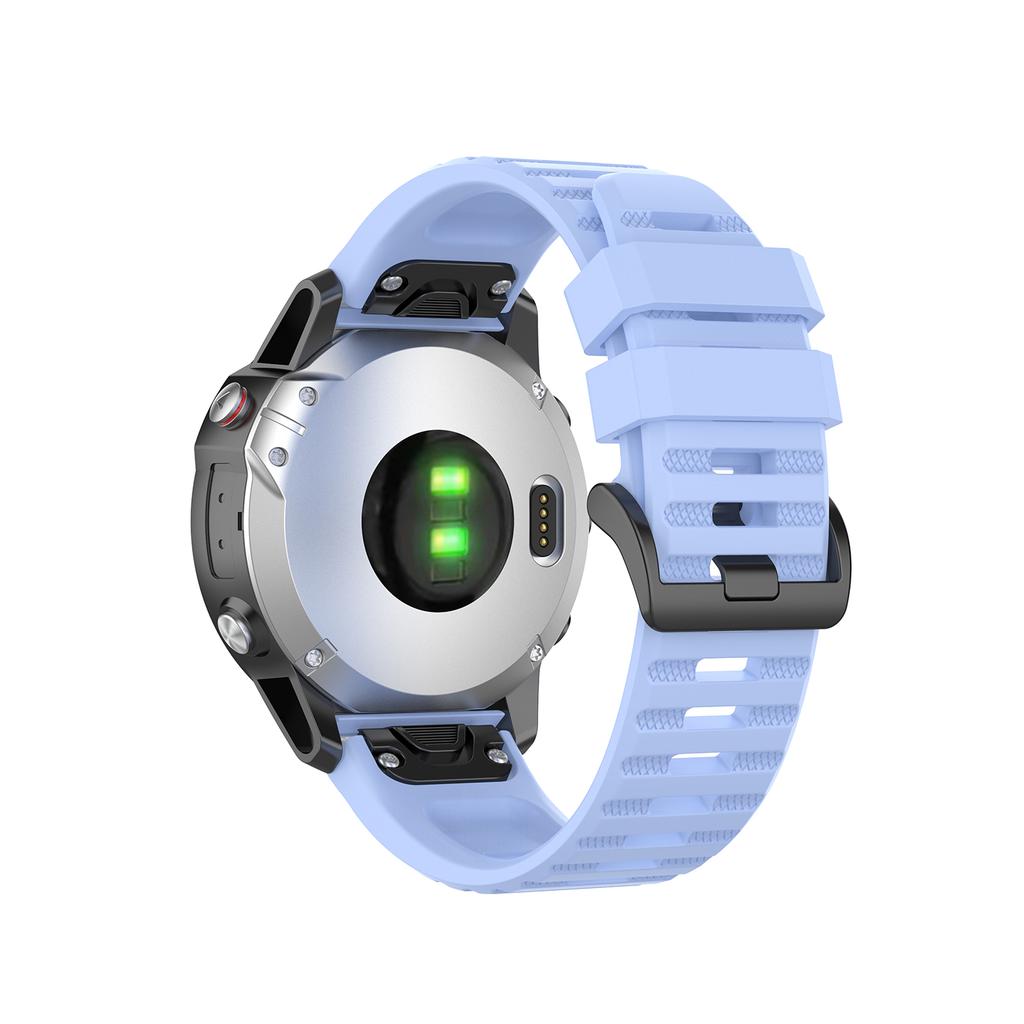 Rubber Smart Watch Replacement Band [22mm Width] for Garmin Fenix 6/5