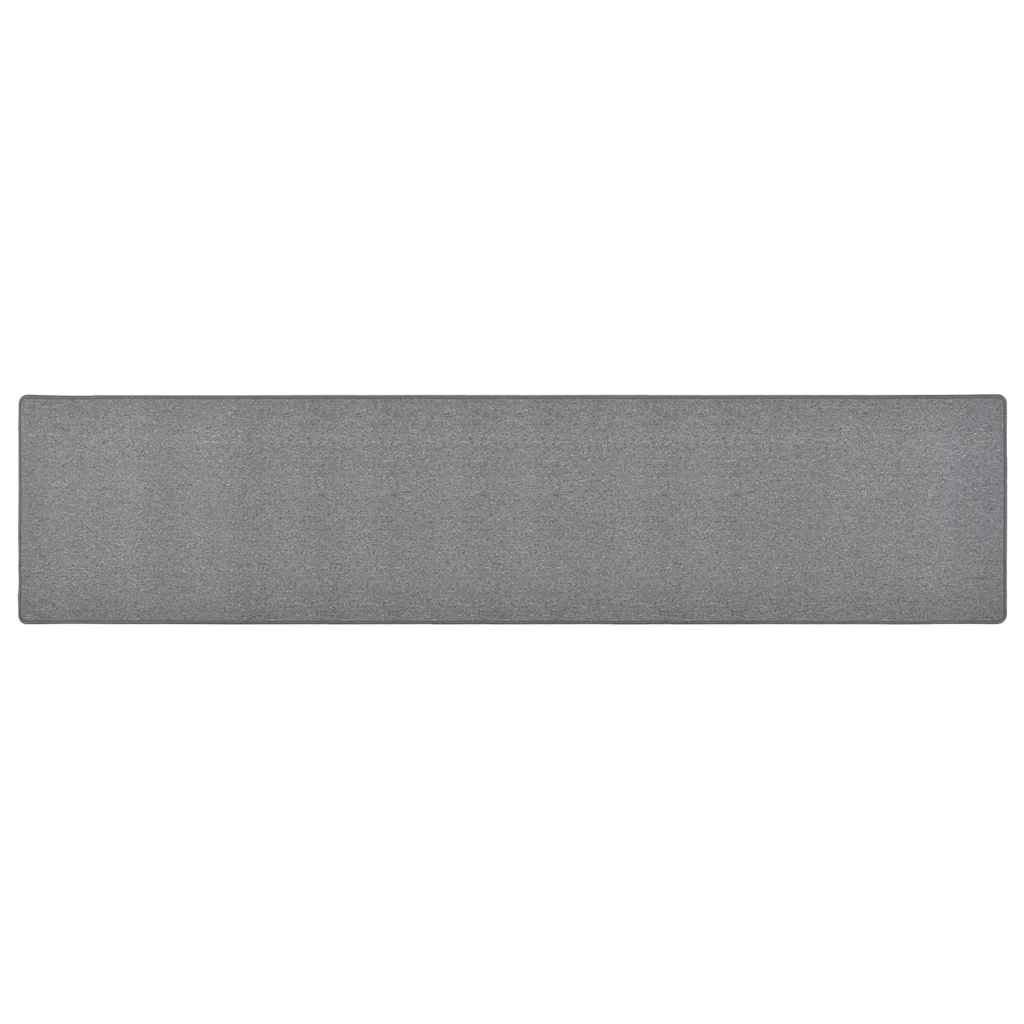 Vidaxl Dywanik, Ciemnoszary, 50 X 250 Cm