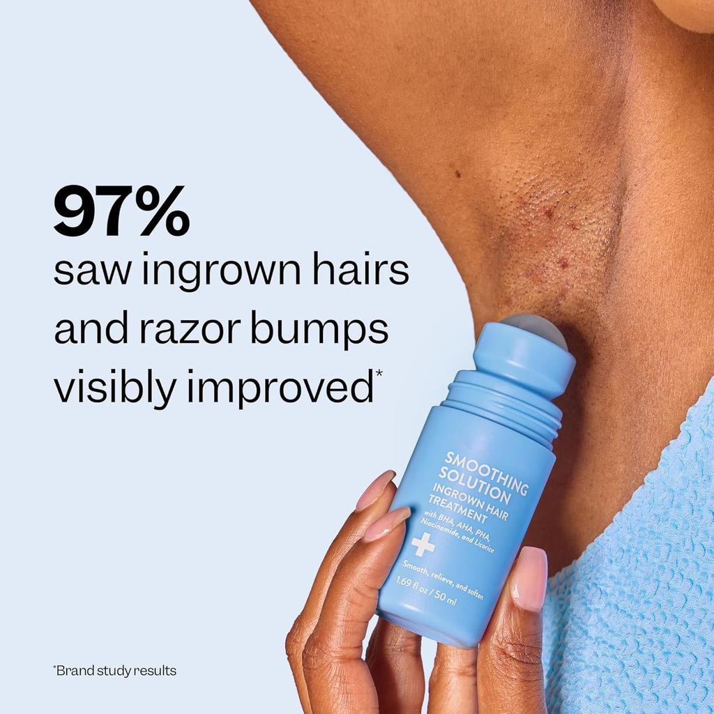 Hair Removal Soothing Serum, Moisturizing & Repairing Gentle Formula, Refreshing Roller Care for Smooth Skin, Post-Hair Removal Treatment