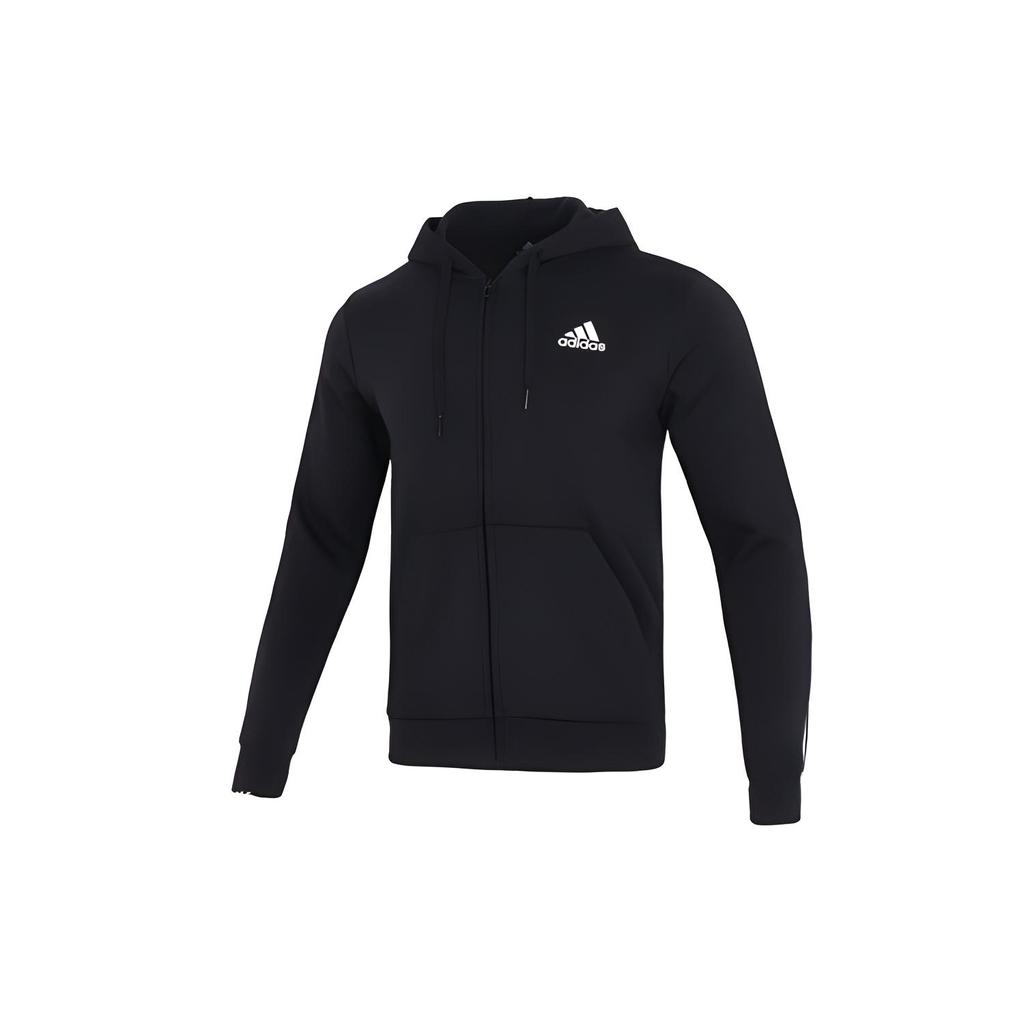 adidas Толстовки Мужские Черные С Капюшоном Умеренный Кардиган GS1581