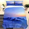 Sky White Clouds Scenery Quilt Cover Children Bed Linen Set Decor Comfortable Sets Breathable Bedding for Teenager
