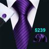 Мужские крутые полосатые галстуки, 10 стилей, синий, фиолетовый, красный галстук, карманный квадратный комплект запонок, свадебное свидание, вечеринка