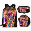 The Amazing Digital Circus Student Backpack Lunch Bag Pencil Case Set, Kids School Bag, Gift