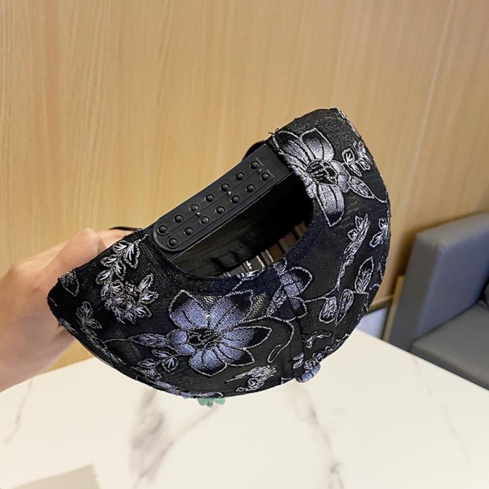 Lace Hat Women's Embroidery Applique Cap Summer Korean Version Sun Visor Baseball Cap