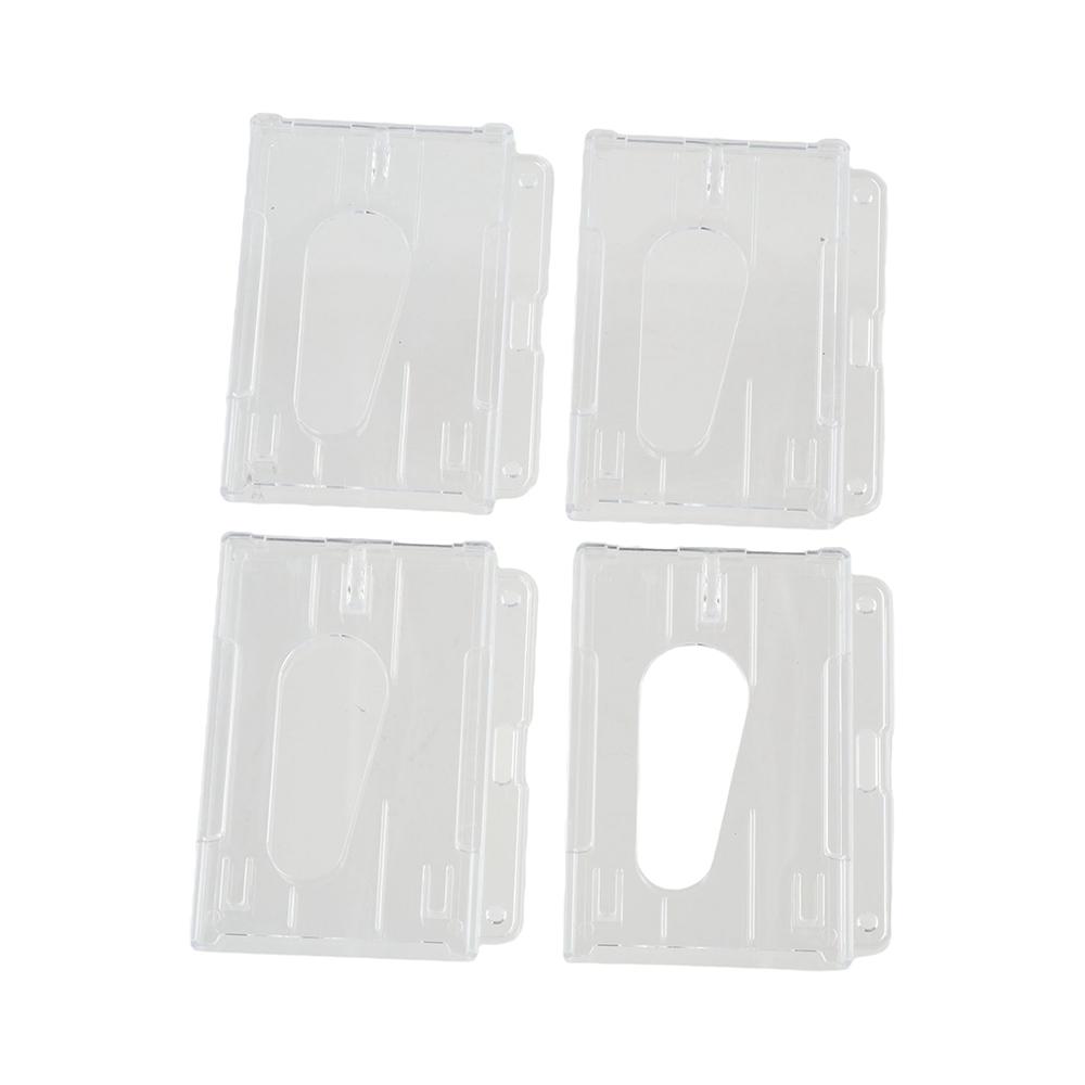 Transparent Work Card Holder Card Photo Card Package Plastic Protector Cover Student
