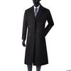 Мужской плащ с лацканами, уличная одежда, большой карман, осенняя деловая винтажная верхняя одежда M-6XL