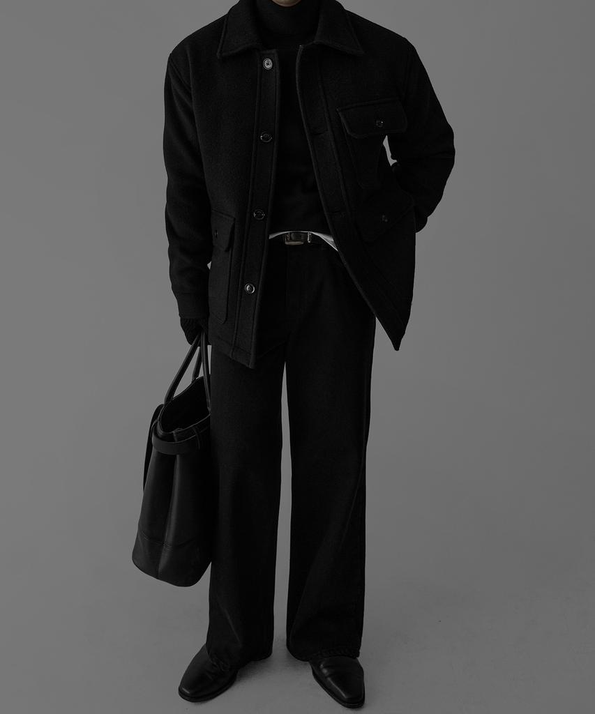 Bowlow Product Heavy Wool Field Jacket [Black]