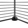 20 piece Pet Cage with Door Black 35x35 cm Steel