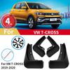 Для Vw T Cross Volkswagen Fender T-Cross Брызговики переднего и заднего колеса автомобиля, брызговики, аксессуары, 4 шт.