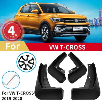 Для Vw T Cross Volkswagen Fender T-Cross Брызговики переднего и заднего колеса автомобиля, брызговики, аксессуары, 4 шт.