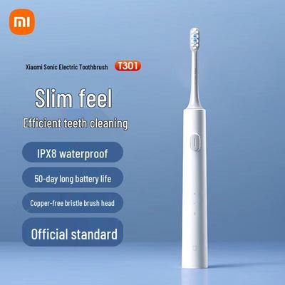 Звуковая электрическая зубная щетка Xiaomi Mijia T301 (Расширенное издание) Китайская вилка (адаптер в комплекте)