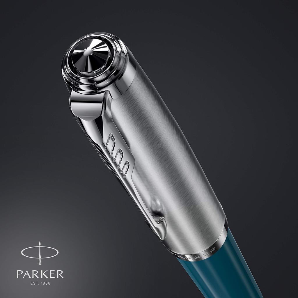 PARKER Parker Fountain Pen F Fine Nib 51 Teal Blue CT 2123509 Officially Imported Dual-Use,