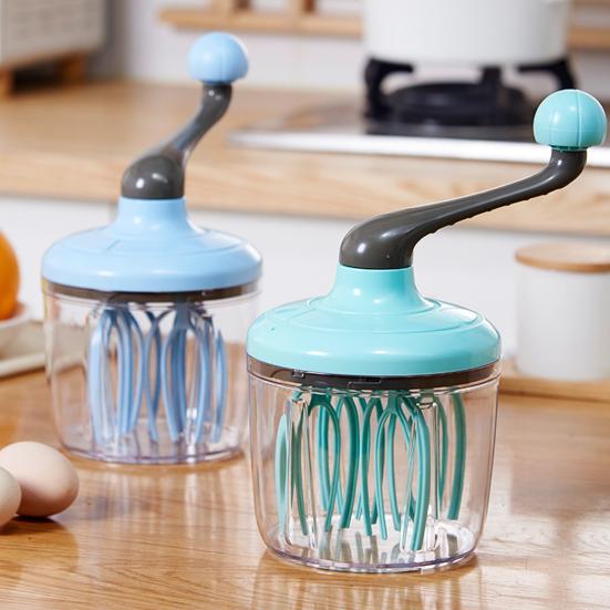 Ручной венчик для взбивания яиц для кухни, кафе, пекарни, прочный крем, полуавтоматическая машина для вспенивания яичного белка