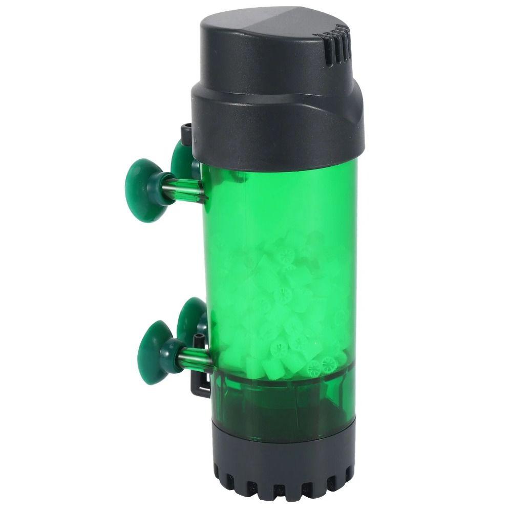 With Strong Suction Cup Fish Tank Fluidized Bed Filter Green Bio Sponge Filters Fish Tank