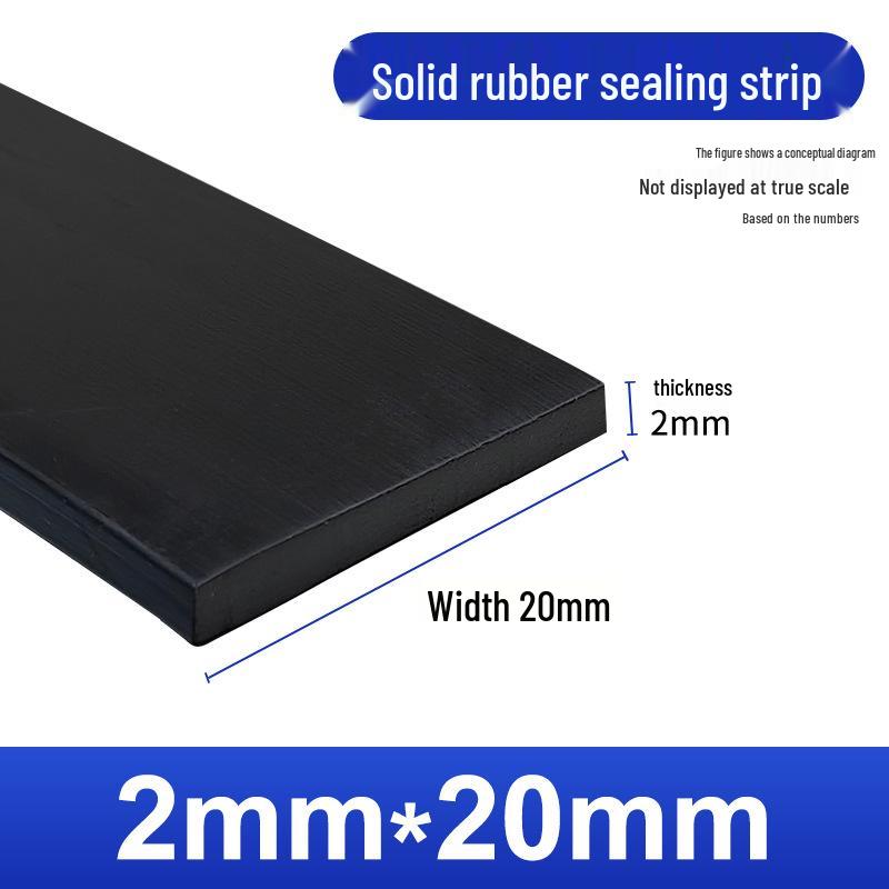 Nitrile Rubber Strip: Oil & Pressure-Resistant Shock Absorbing Glass Pad for Sealing & Joint Support