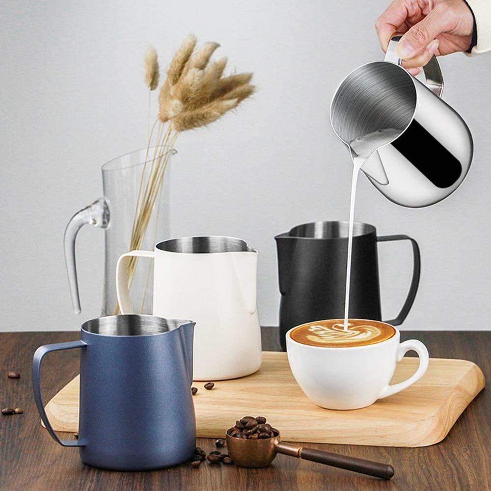 Stainless Steel Milk Frothing Cup 24oz Milk Frothing Pitcher Coffee Latte Art  Milk Frother Maker