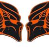 Predator Emblem, Custom 3D Exterior Automotive Accessories, Universal Fit for Car, Truck, SUV (Set of 2) (Red)