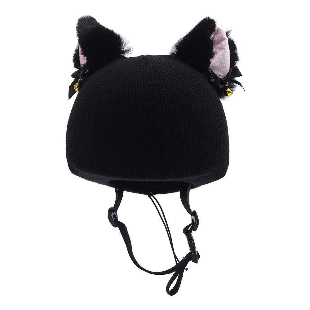 Cute Cartoon Ski Helmet Cover Multifunctional Outdoor Sports Windproof Warm Hat Fun Decorative Wool Hat
