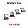 Для Vivo V30 V40 Pro Lite 5G Держатель слота лотка SIM-карты Адаптер Разъем Запасные части для ремонта