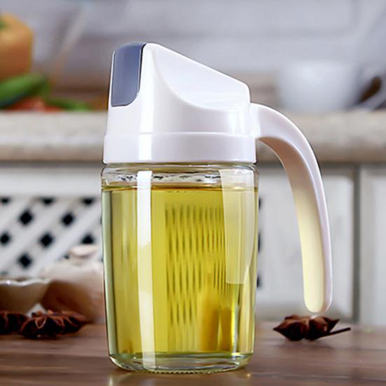 Кухонная герметичная бутылка-диспенсер для оливкового масла и уксуса, автоматическая крышка, банка для хранения