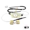 EWR517 Electric Window Lifter Regulator Repair Set Front Left Door for VW New Beetle C1 1C1 1997-2011 3-Door Hatchback 1CM898655