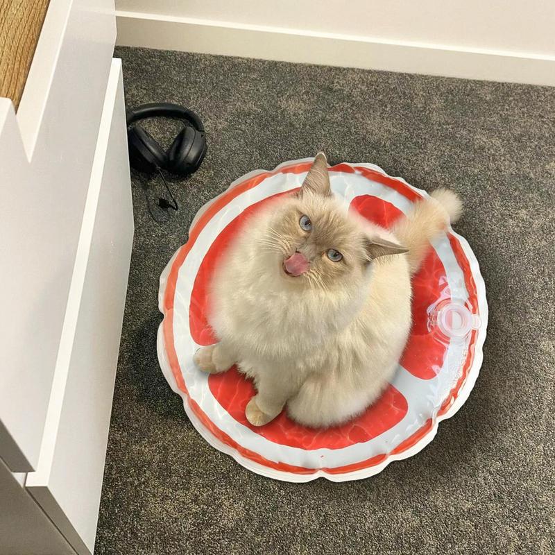 Pet Cooling Mat Cute Water Sensory Pad For Puppy Cute Fruit Pattern Cooler Cushion Pad Bed Sleeping Mattress For Dogs And Cats