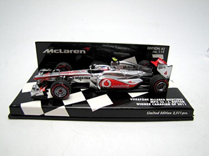 PMA Vodafone McLaren Mercedes Winner Гран-при Канады 2011 Завершенный продукт 1/43 MP4-26 J.Button