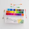 Washable Double-Ended Watercolor Markers with Soft Tips for Kids' Art