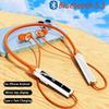 New Neck-Mounted Bluetooth Headset Sports Wireless Headset Neck-Mounted Large Battery Binaural Magnetic Suction