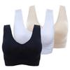 Women Plus Size Seamless Bra Cotton Breathable Underwear Wireless With Pads Push Up Bra Plus Size 5XL 6XL