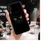 Black Cat Staring Eye On Phone Case For Huawei P30 Plus P8 Lite P9 Lite Back Coque for Psmart P20 Pro P10 Lite