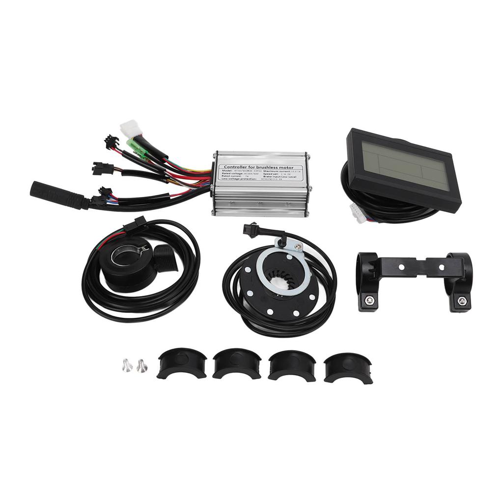 Комплект контроллера электродвигателя 36 В 48 В 250 Вт KT 15 А, контроллер двигателя с ЖК-дисплеем LCD3, ручка газа 130X, датчик 8C