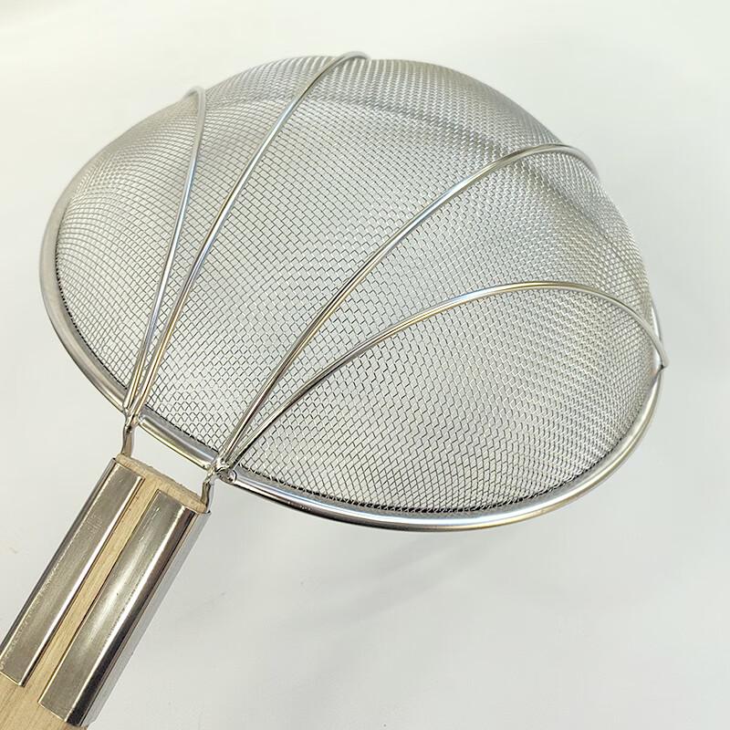Stainless Steel Fine Mesh Colander with Wooden Handle