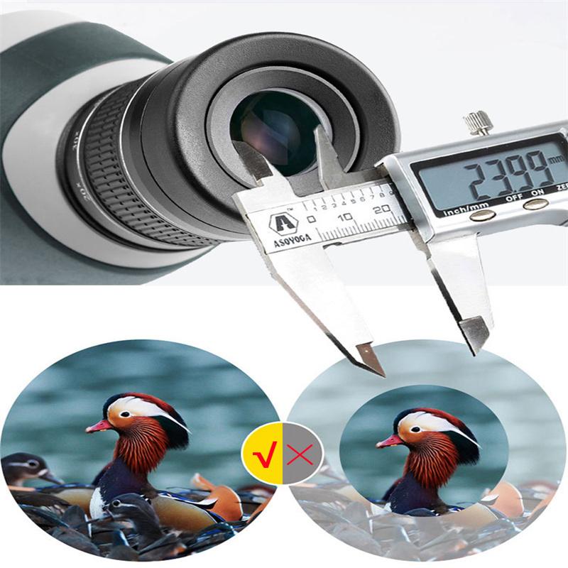 20-60x80 Spotting Scope Zoom Dual Focus FMC Bak4 Waterproof Powerful Telescope Camping Equipment for Hunting BirdWatching